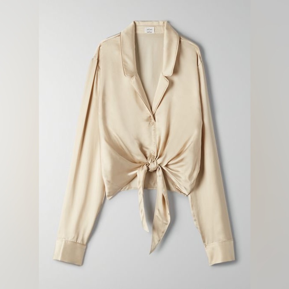 Wilfred Tie-Front Blouse